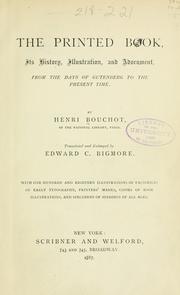 The printed book by Henri Bouchot