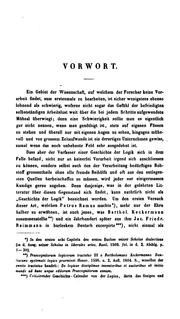 Cover of: Geschichte der logik im abendlande
