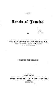 Cover of: The annals of Jamaica.