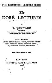Cover of: The Doré lectures by Thomas Troward