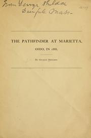 Cover of: The pathfinder at Marietta, Ohio, in 1888.