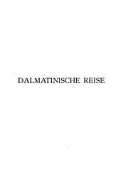 Cover of: Dalmatinische reise