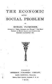 The economic and social problem by Michael Flürscheim