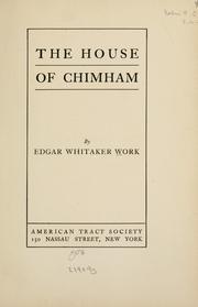 Cover of: The house of Chimham