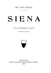 Cover of: Siena