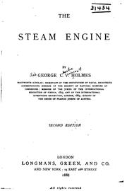 The steam engine by Holmes, George Charles Vincent Sir