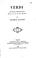Cover of: Verdi