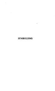 Cover of: Symbolisms / T. Carl Whitmer.