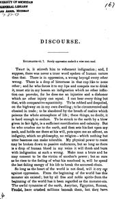 A discourse on slavery by Dewey, Orville