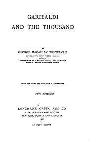 Cover of: Garibaldi: and the thousand
