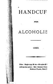 Cover of: Handcuffs for alcoholism. by George Zurcher