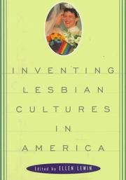 Cover of: Inventing Lesbian Culture by Ellen Lewin, Ellen Lewin