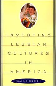 Cover of: Inventing lesbian cultures in America by Ellen Lewin