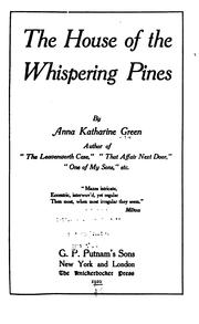 Cover of: The House of the Whispering Pines by Anna Katharine Green