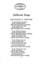 California songs by Wade, R. A. S.