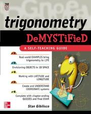 Cover of: Trigonometry Demystified (TAB Demystified)