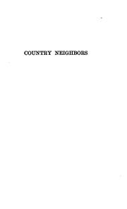 Cover of: Country neighbors