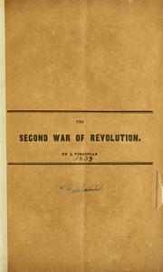 The second war of revolution by Hugh A. Garland