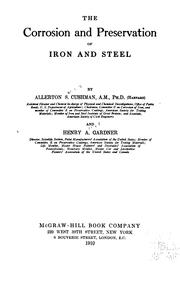 Cover of: The corrosion and preservation of iron and steel