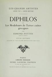 Cover of: Diphilos et les modeleurs de terres cuites grecques