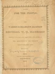 Cover of: Facts for the people. by Whig Party (Washington County, Tenn.)