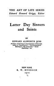 Cover of: Latter day sinners and saints