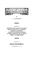 Cover of: Plumbing plans and specifications