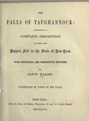 Cover of: The falls of Taughannock by Lewis Halsey