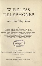 Cover of: Wireless telephones and how they work