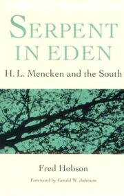 Cover of: Serpent in Eden by Fred C. Hobson