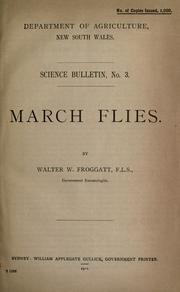 Cover of: March flies. by Walter W. Froggatt
