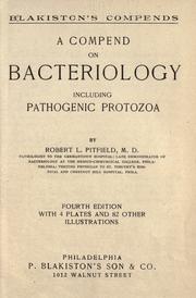 Cover of: Compend on bacteriology, including pathogenic protozoa