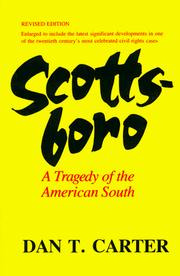 Cover of: Scottsboro: a tragedy of the American South