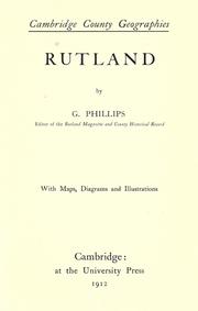 Cover of:  Rutland by Phillips, George