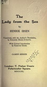 Cover of: The lady from the sea by Henrik Ibsen