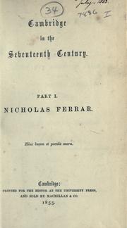 Cover of: Nicholas Ferrar: two lives