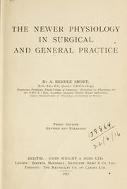 Cover of: The newer physiology in surgical and general practice.