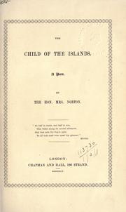 Cover of: The Child of the Islands, a poem.