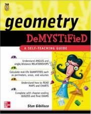 Cover of: Geometry Demystified by Stan Gibilisco