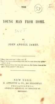 The young man from home by John Angell James