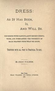 Cover of: Dress: as it has been, is, and will be.