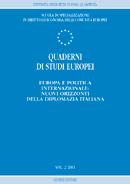 Cover of: Europa e politica internazionale: nuovi orizzonti della diplomazia italiana