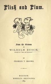 Cover of: Plish and Plum by Wilhelm Busch