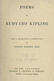 Cover of: Poems of Rudyard Kipling. by Rudyard Kipling