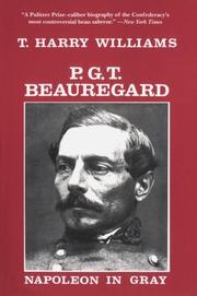 Cover of: P.G.T. Beauregard by T. Harry Williams