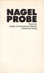Cover of: Nagelprobe: Texte des Jungen Literaturforums Hessen