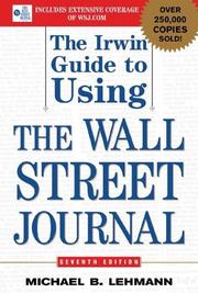 Cover of: The Irwin Guide to Using the Wall Street Journal