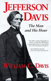 Cover of: Jefferson Davis: The Man and His Hour