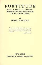 Cover of: Fortitude by Hugh Walpole