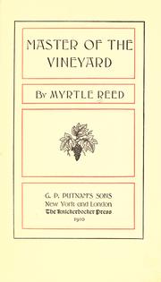 Cover of: Master of the vineyard.